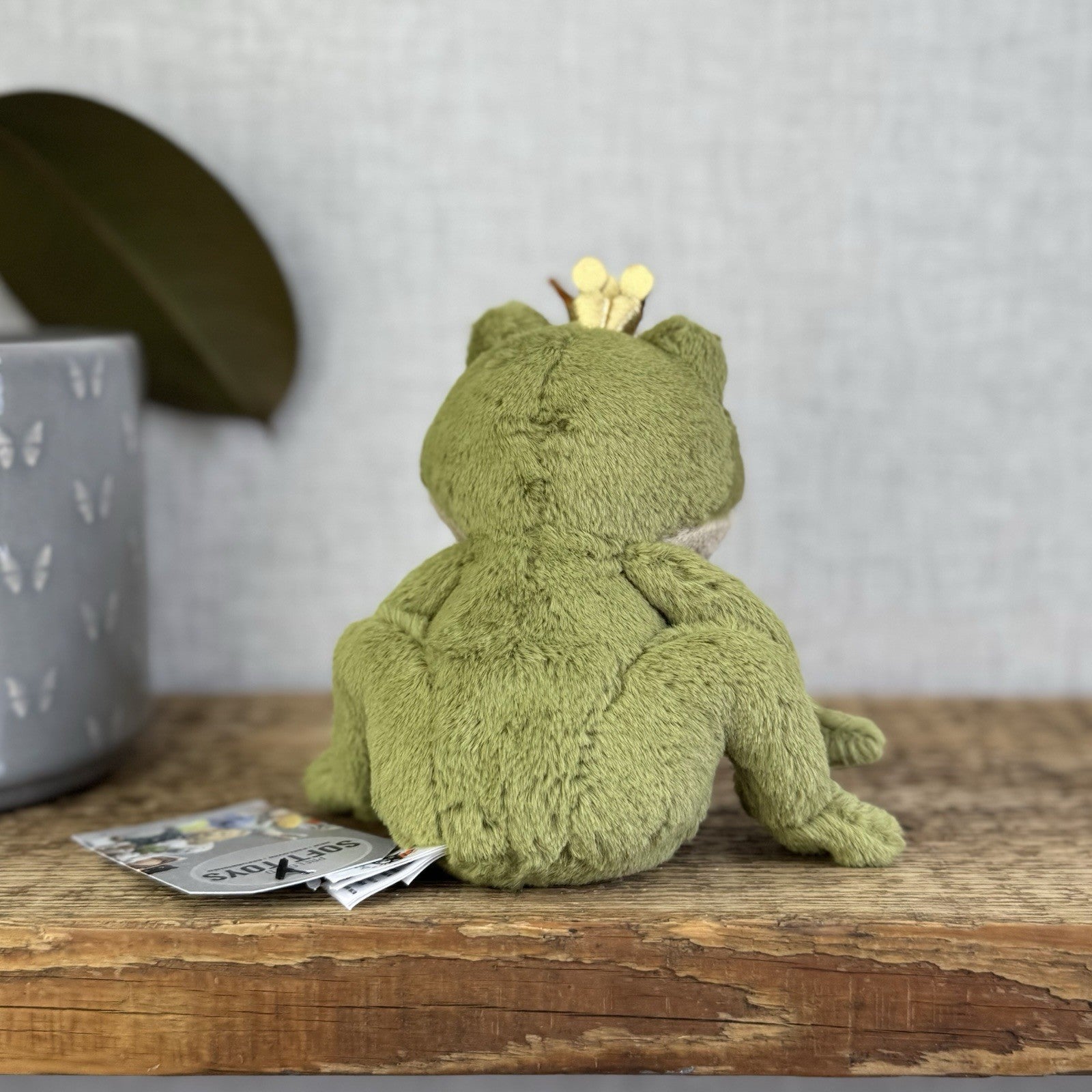 Jellycat Small Felipe Frog Prince - Little Frog In Crown - Jellycat Frog Small