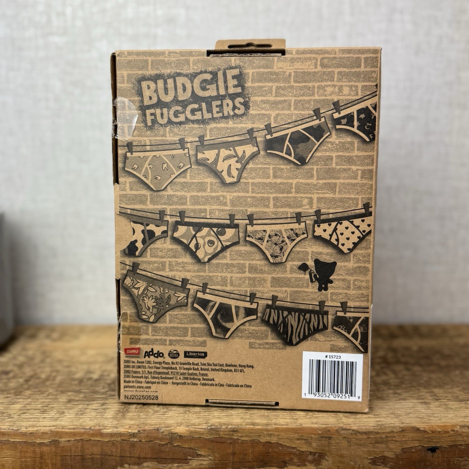 Fuggler Budgie Fuggler - Sketchy Squirrel Grey With Box Rare Collectible