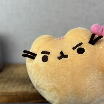 Gund Pusheen Cat - Pusheenosaurus Strawberry Banana Orange/Yellow/Pink 10"