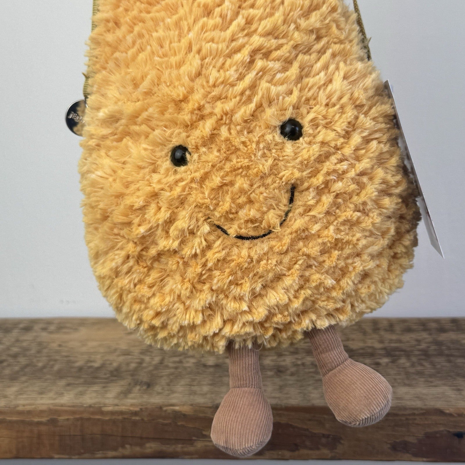 Jellycat Amuseable Pineapple Bag - Yellow Fruit Bag Collectible Zipped Bag