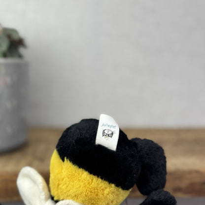 Jellycat Small Bashful Bee - First Edition Fluffy Antennae & Wings Small 8"