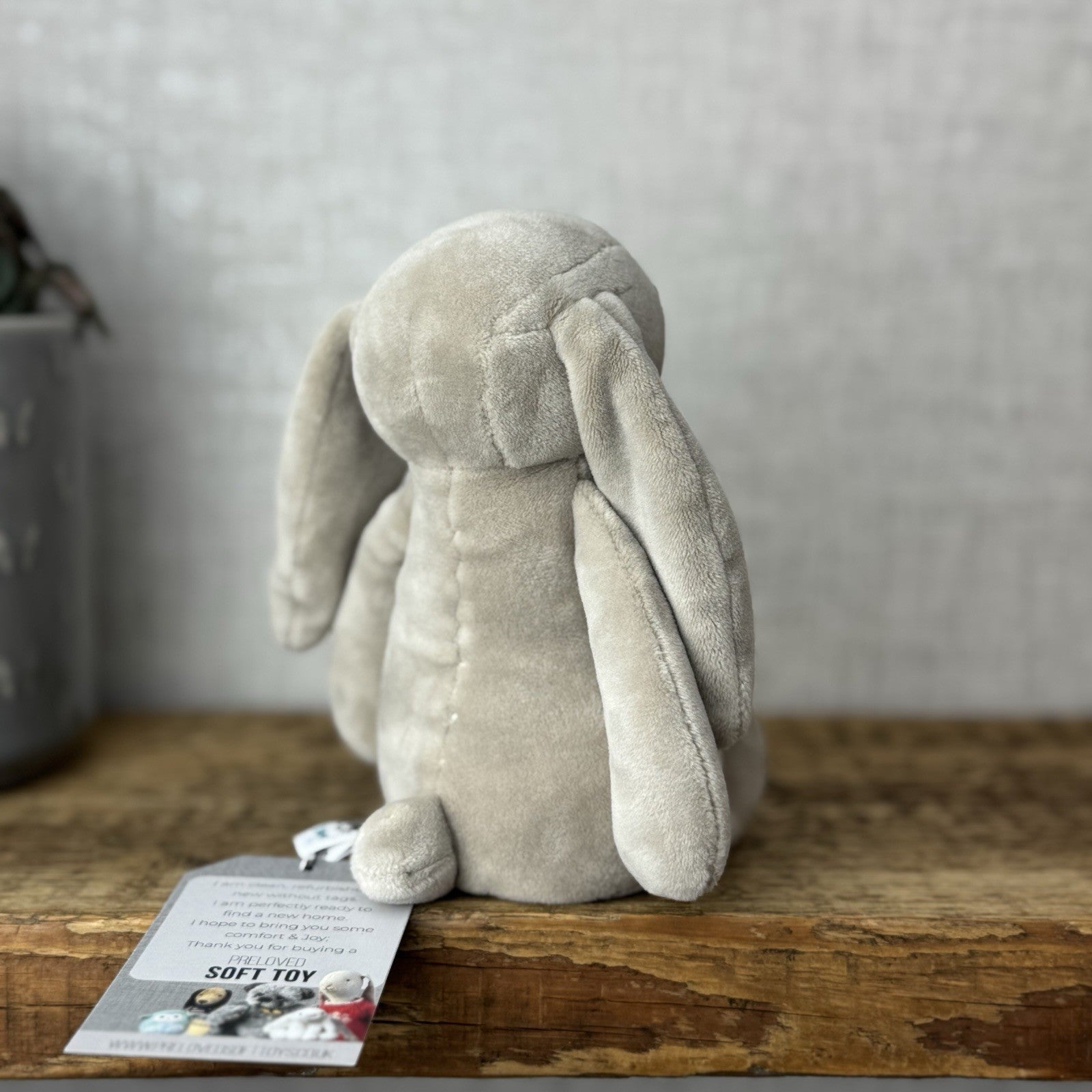 Jellycat My First Bunny - Baby Soft Beige Rabbit Toy Velour Beanie Beige 8” (#2)