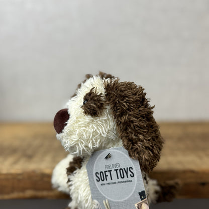 Jellycat Bunglie Tot Dylan Dog - Small Bunglie Puppy Beanie Vintage NWOT 7"