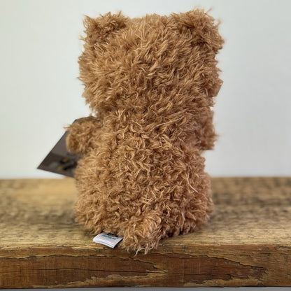 Jellycat Little Bear - Retired Brown Bear Curly Hair Beanie Soft Toy 7" 