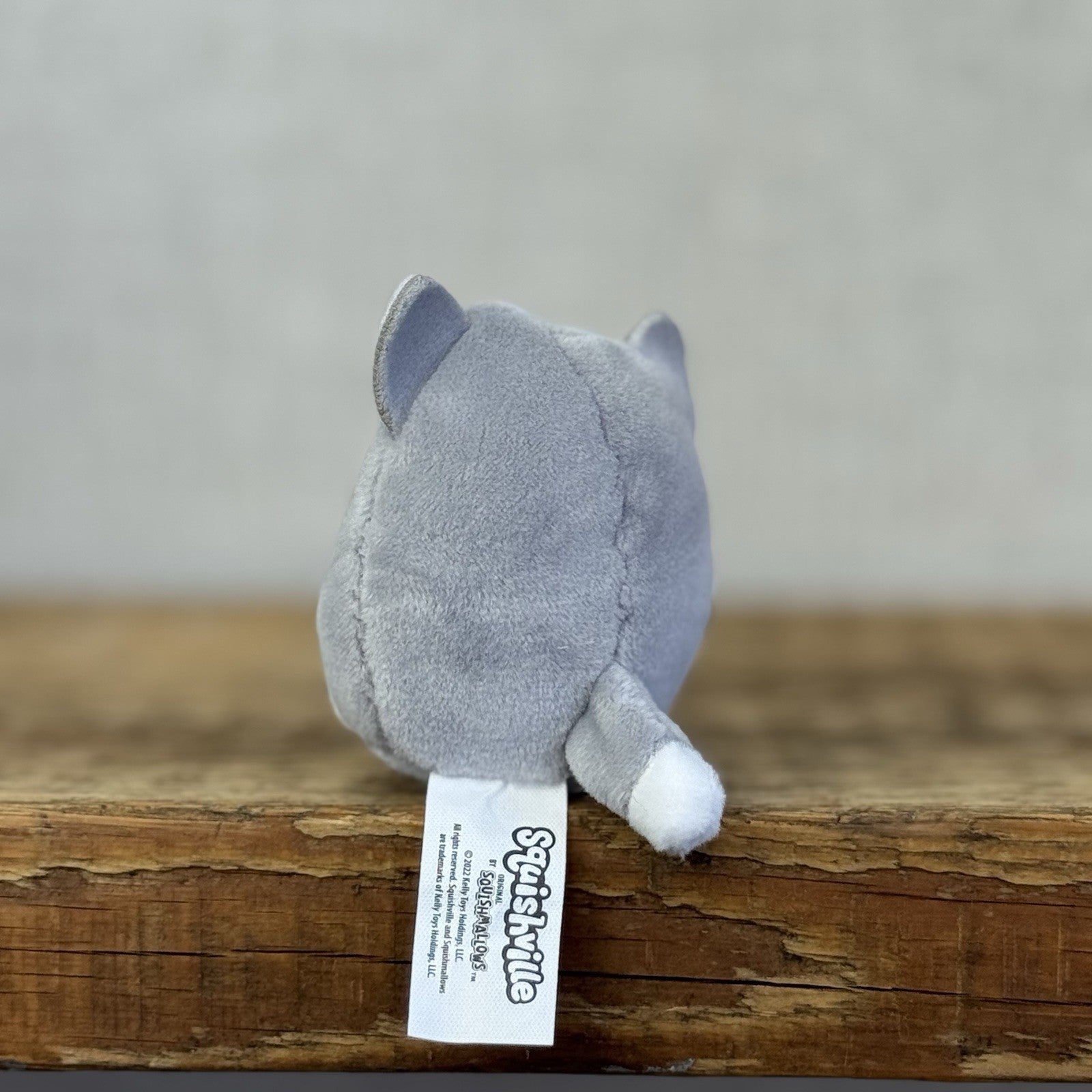 Squishmallow Squishville -Willy Wolf Small Grey Wolf Rare (Multi Buy Discount)