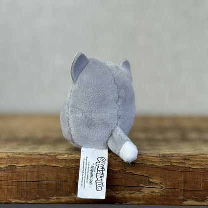 Squishmallow Squishville -Willy Wolf Small Grey Wolf Rare (Multi Buy Discount)