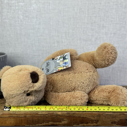 Jellycat Medium Puffles Bear - Soft Light Beige Super Soft Bear Retired 12" (#2)