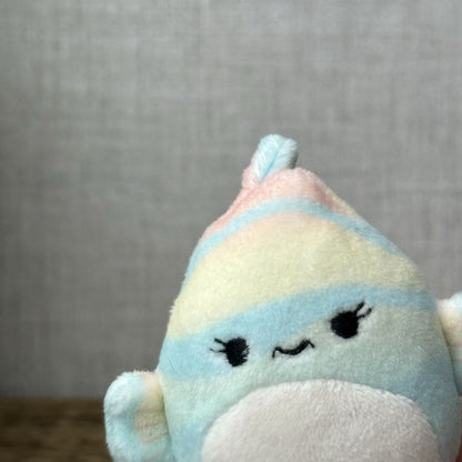 Squishville Sealife squad - Fabiola Tropical Fish - Tie Dye Fish Squishmallow 2"