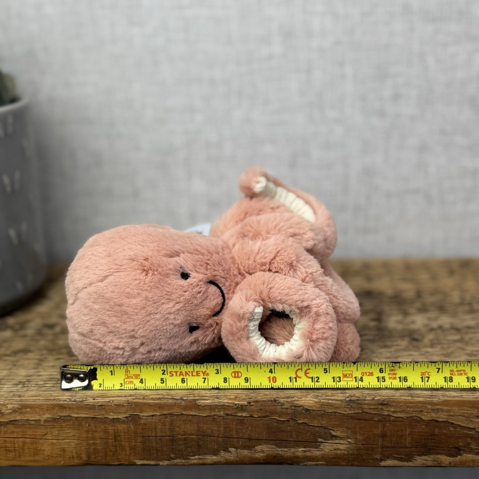 Jellycat Baby Odell Octopus - Small Pink Soft Toy Mini Octopus Beanie Plush 5"