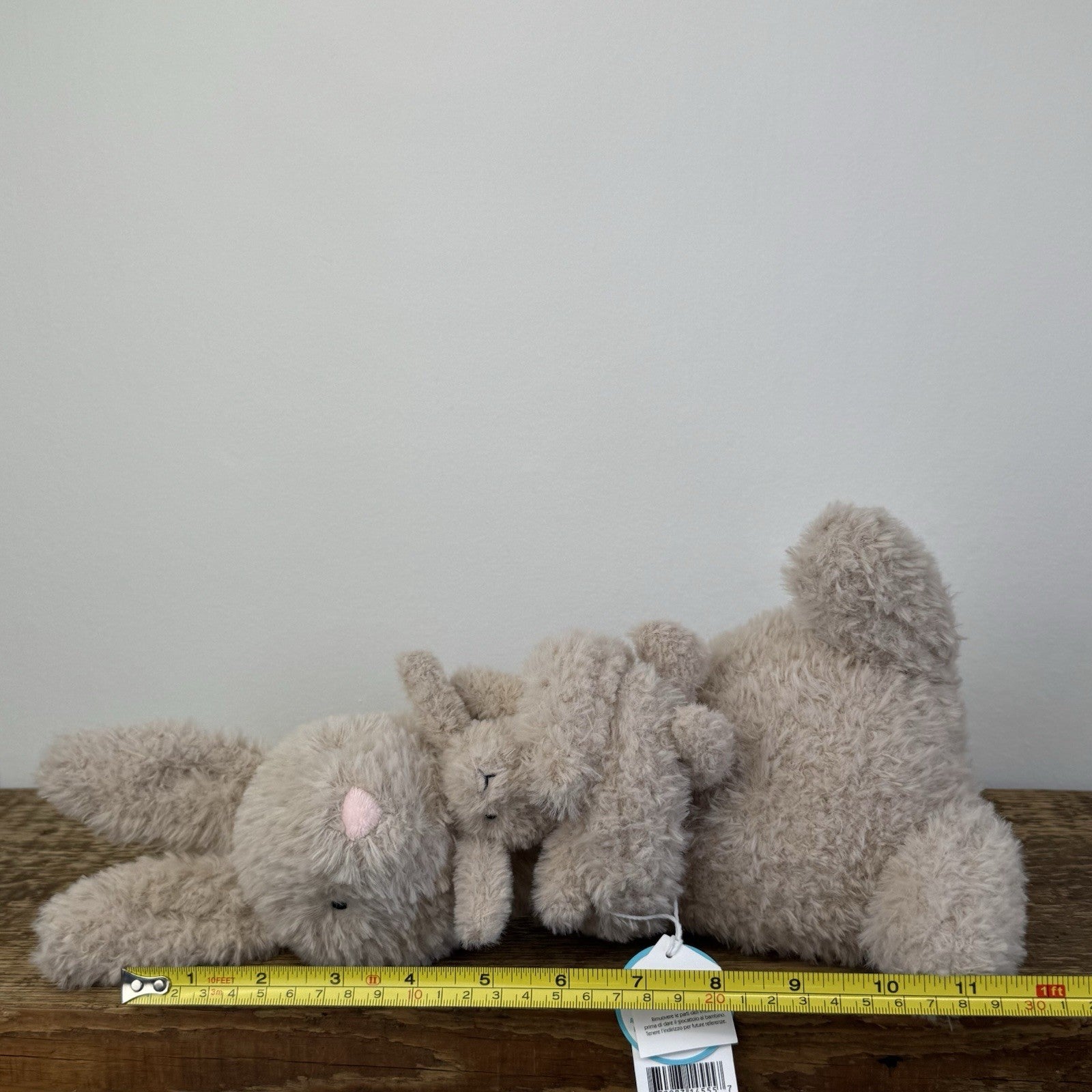 Jellycat Huddles Bunny Beige Rabbit Hare Mum With Baby Soft Plush Toy 14"