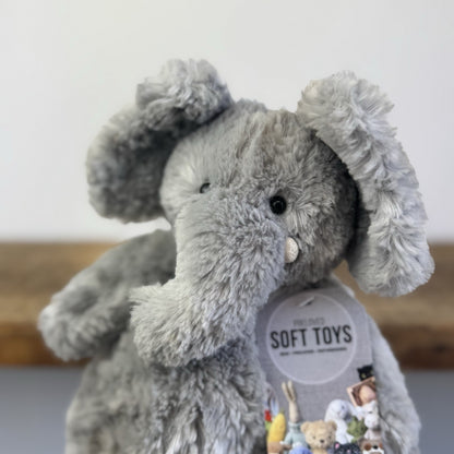 Jellycat Bartlesham Elephant - Small Bartlesham Grey Elephant Rare Vintage 10”