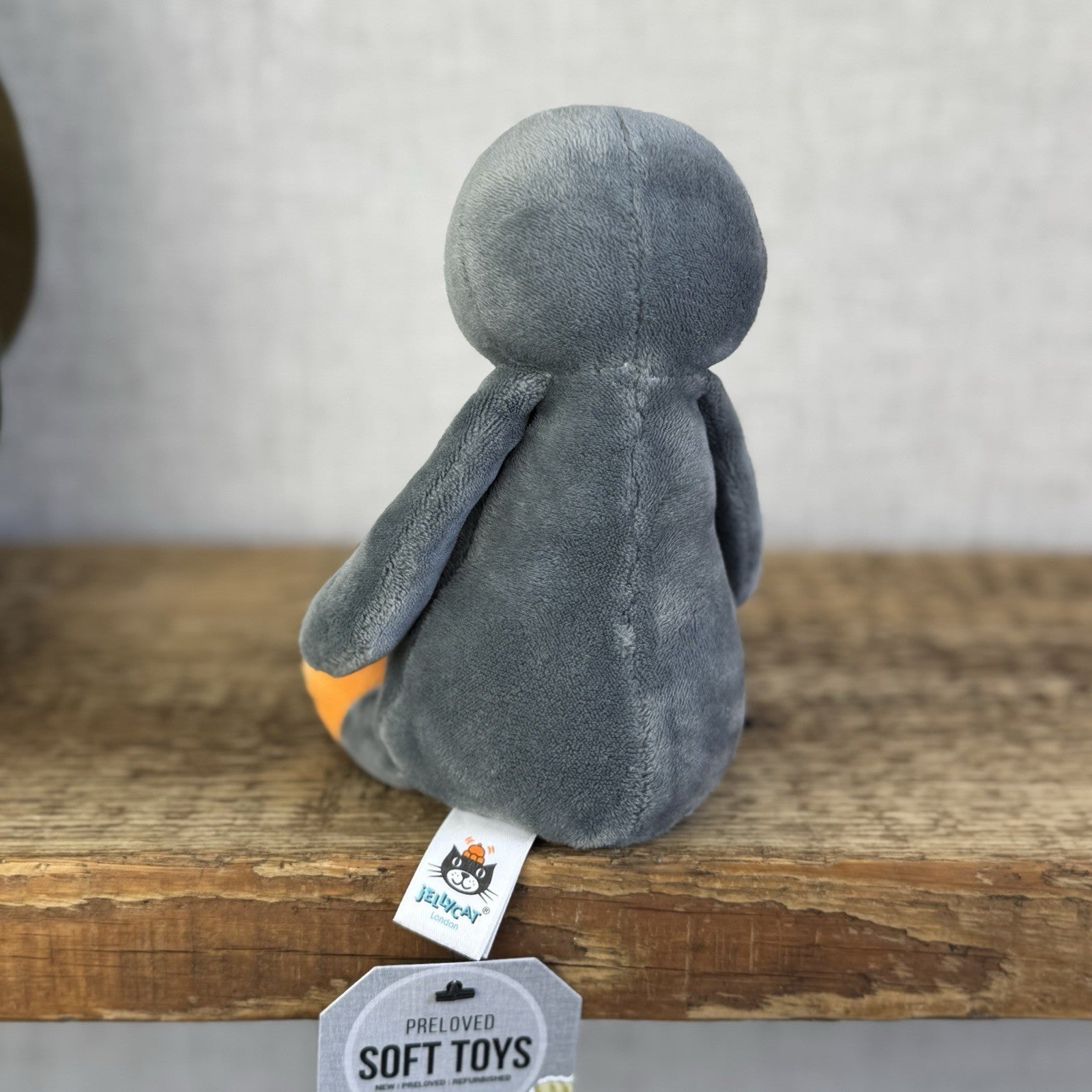 Jellycat My First Penguin Soother - Velour Small Beanie Penguin Soft Toy Rare 7”