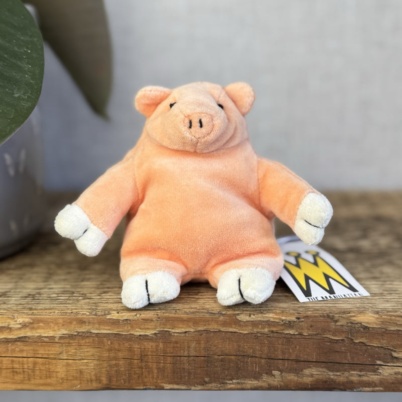 Manhattan Toy Company Farmyard Pudgie Pig Beanie Mini With tags (Old Jellycat)