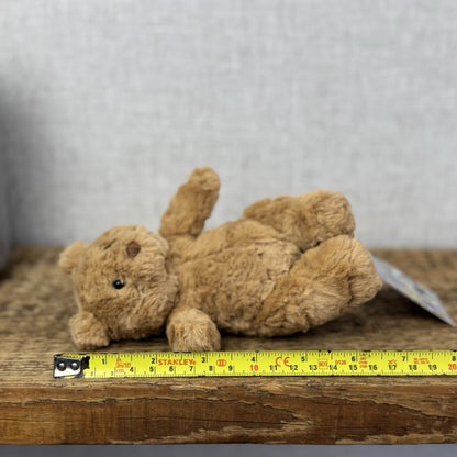 Jellycat Tiny Bartholemew Bear - Tiny Bear Jellycat Beanie Light Brown 7"