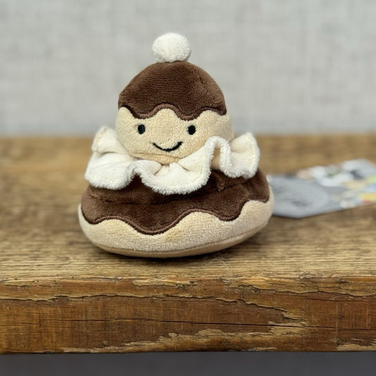 Jellycat Pretty Patisserie Religieuse - Small Cake Pastry Plush Retired 4"