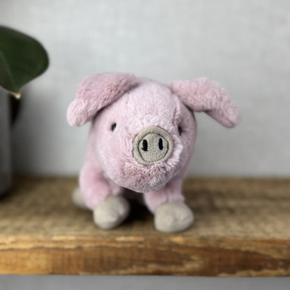 Jellycat Small Parker Piglet - Small Retired Pig Soft Toy Beanie Pink Piglet 8"