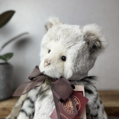 Charlie Bear Genevieve - Plumo Collection - Isabelle Lee Bear Neutral Bear 17”