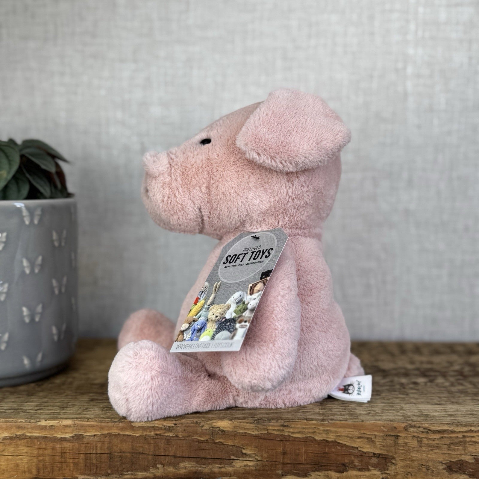 Jellycat Nimbus Pig - Chunky Retired Pink Piglet Soft Toy Plush Rare 9”