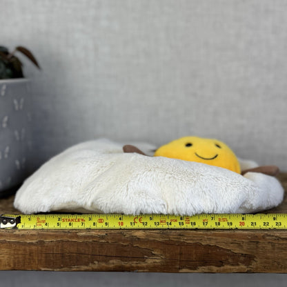 Jellycat Amuseable Fried Egg - Retired Egg Soft Toy Food Beanie Plush 8” (#2)