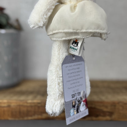 Jellycat Tutu Lulu Bunny Plush Toy Small Ballerina Cream Rabbit (white Company)