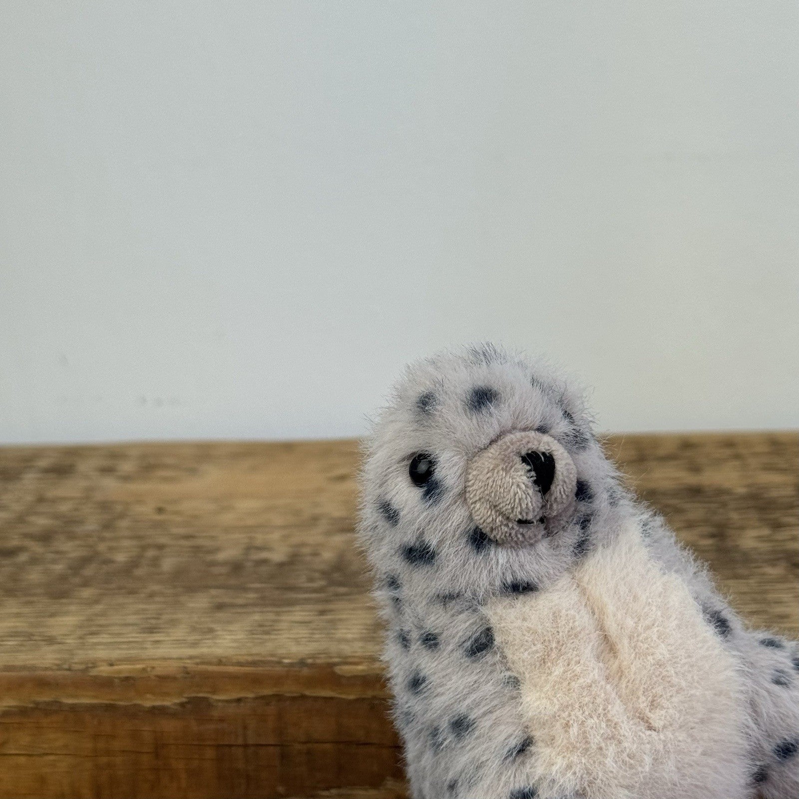 Jellycat Nauticool Spotty Seal - Tiny Fluffy Grey Seal Soft Beanie Pocket Size