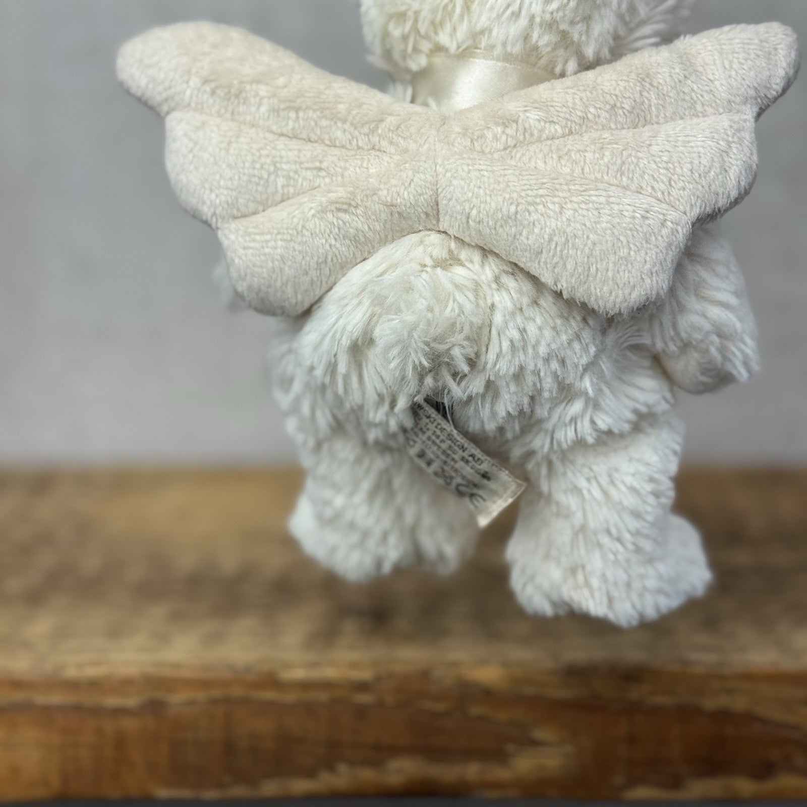 Bukowski Bears Angel Baby Bear White Hanging Bear Beanie Mini Angel Dillon 7"