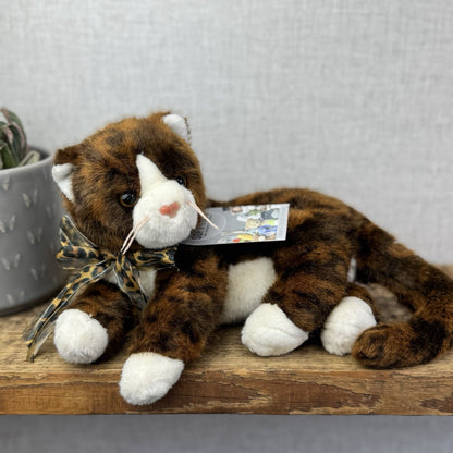 TY Classic Catalina Cat - Torti Brown/Black Ty Beanie Baby Cat Medium 2006