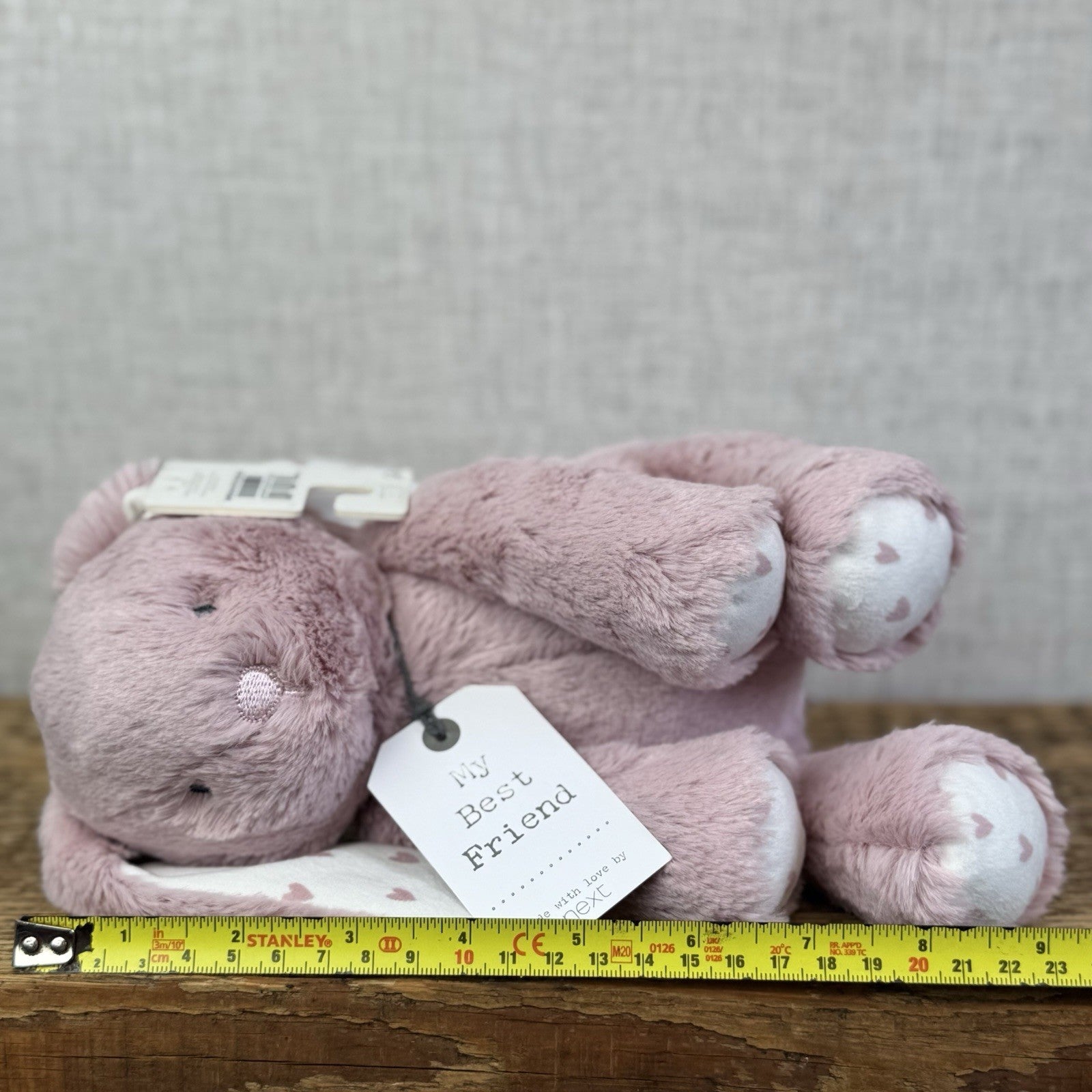 Next My Best Friend Pink Bunny New With Tags Baby Girl Next Rabbit Plush