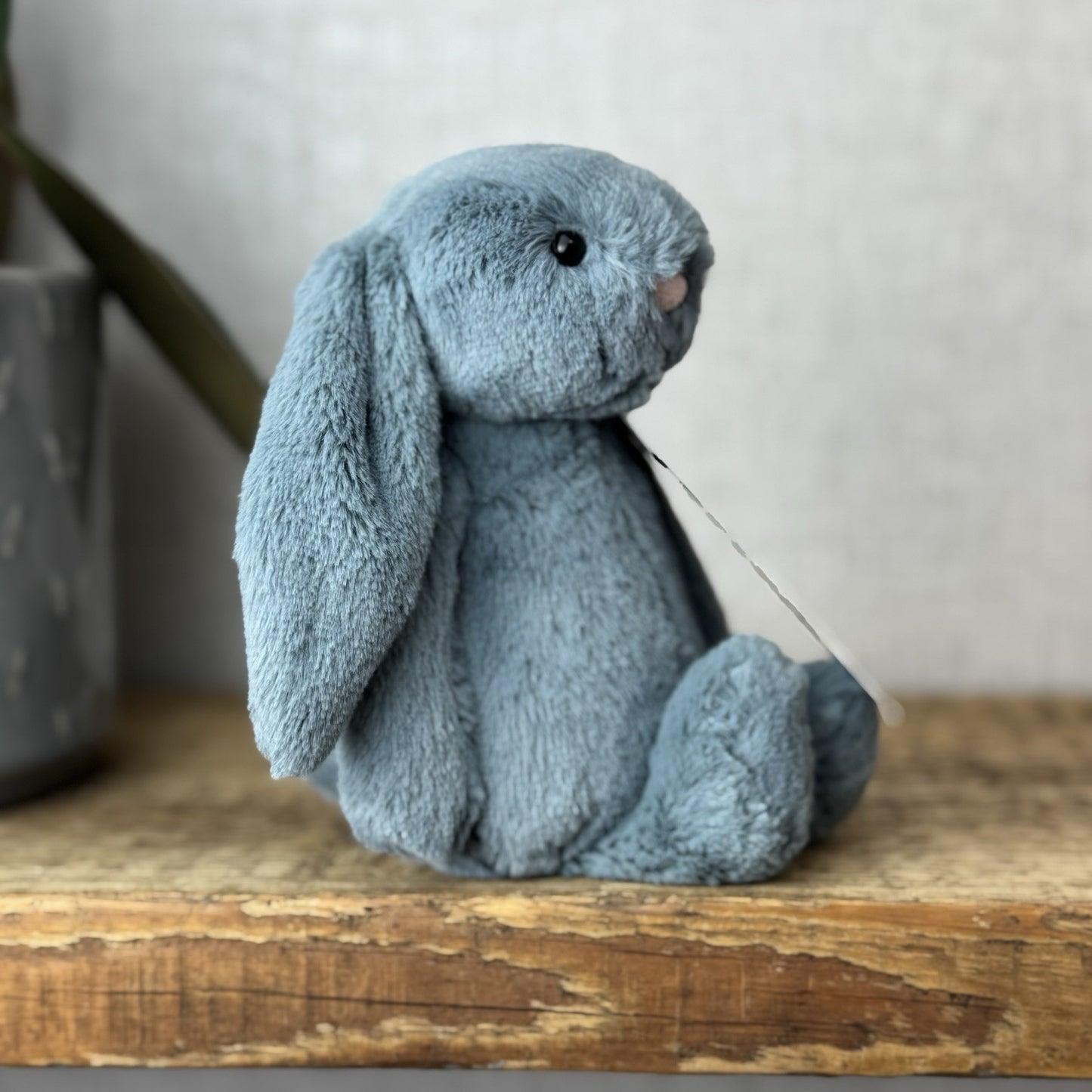 Jellycat Small Dusky Blue Bashful Bunny - Small Grey/Blue Rabbit Bunny 8"
