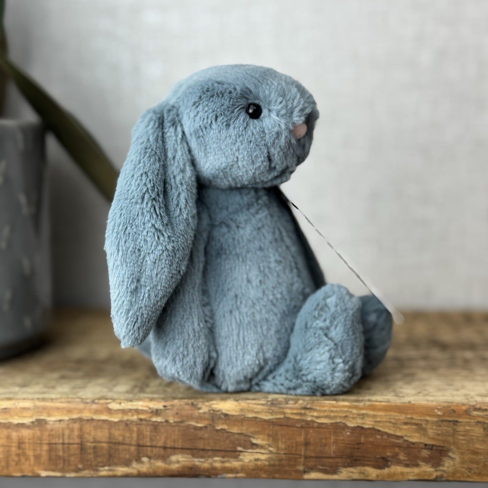 Jellycat Small Dusky Blue Bashful Bunny - Small Grey/Blue Rabbit Bunny 8"