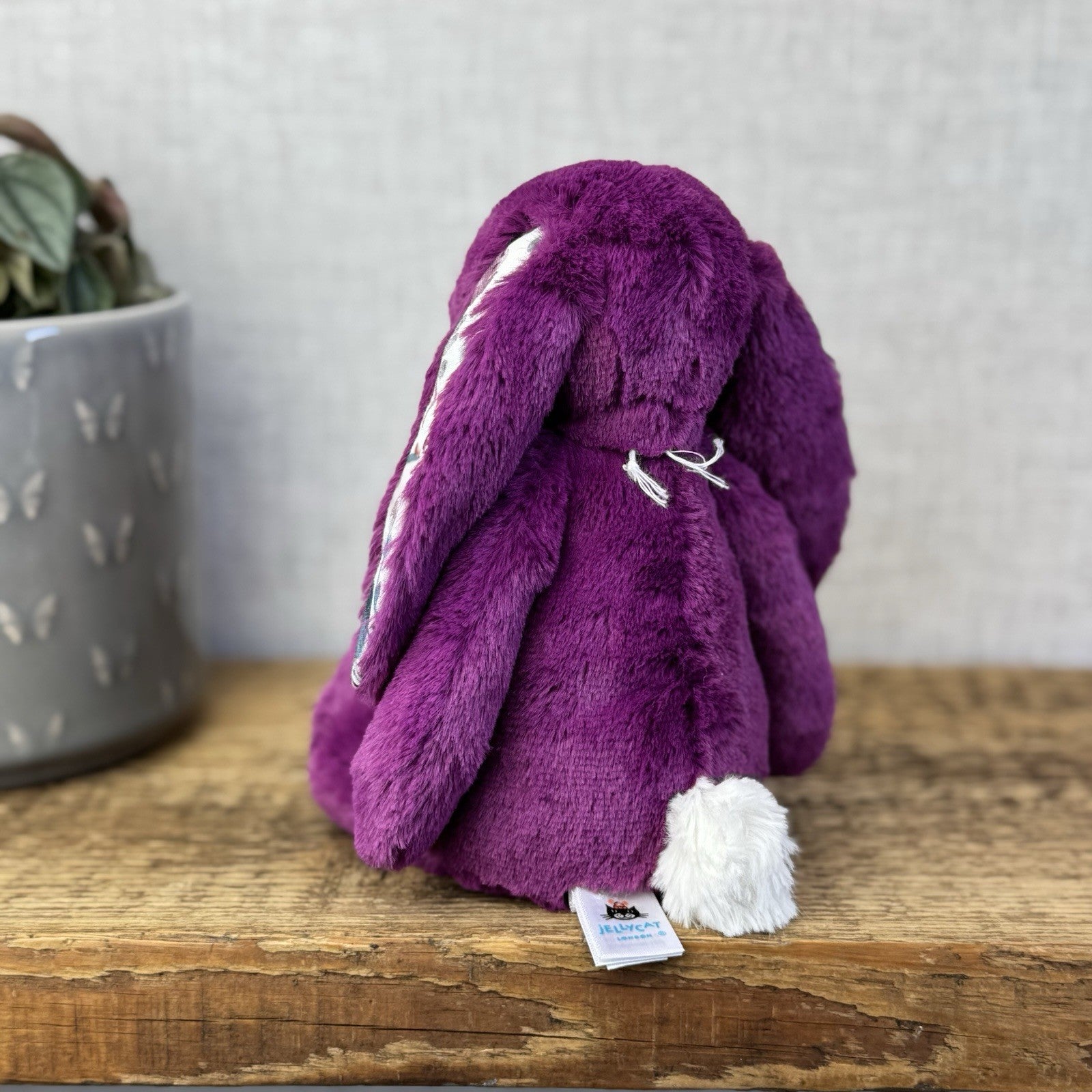 Jellycat Little Bashful Allium Bunny Custom - Blossom Bunny Purple Small NWT 8"