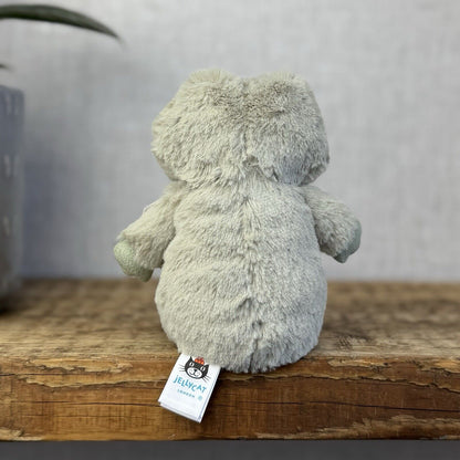 Jellycat Nippit Frog - New With Tags - Small Pale Green Standing Frog Beanie 5”