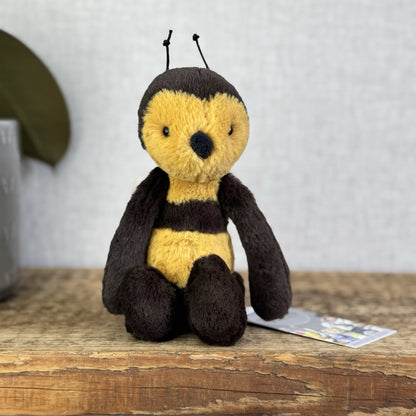 Jellycat Small Bashful Bee - Bumble Bee Plush Beanie Soft Toy Retired 8” (#2)