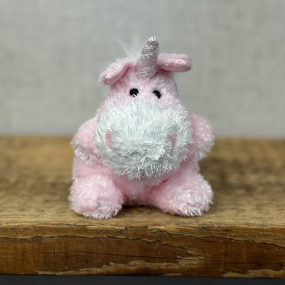 Russ Berrie Luvvies - Glenda Unicorn Beanie - Pudding Unicorn Soft Toy Tiny 4”