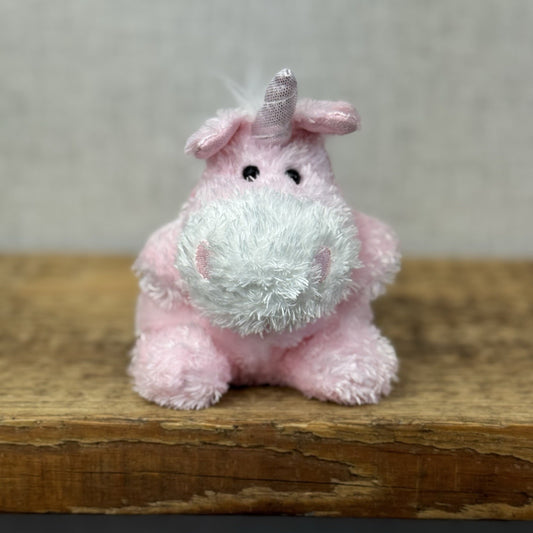 Russ Berrie Luvvies - Glenda Unicorn Beanie - Pudding Unicorn Soft Toy Tiny 4”
