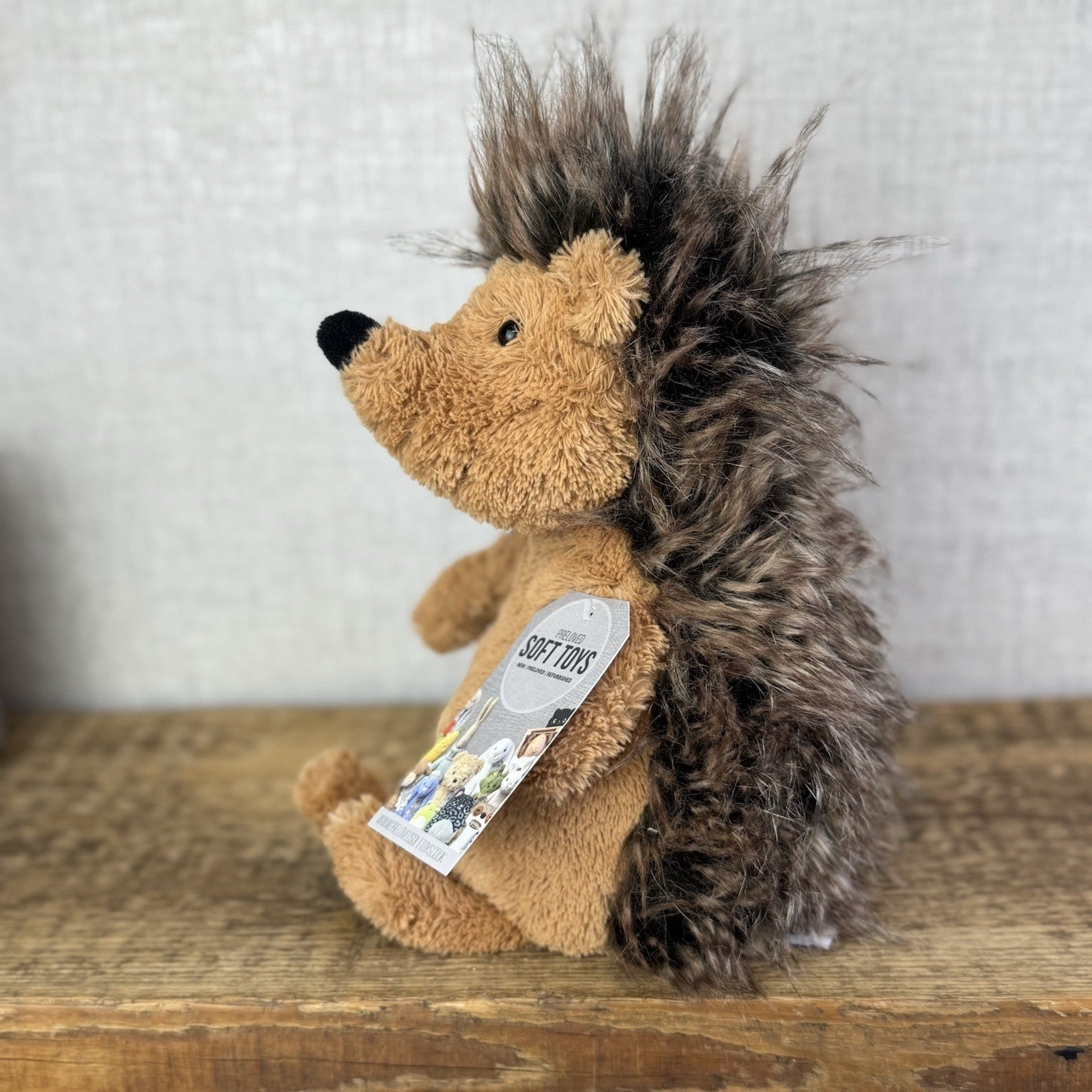 Jellycat Medium Bashful Spike Hedgehog - Fluffy Beanie Woodland Hedgehog 12”