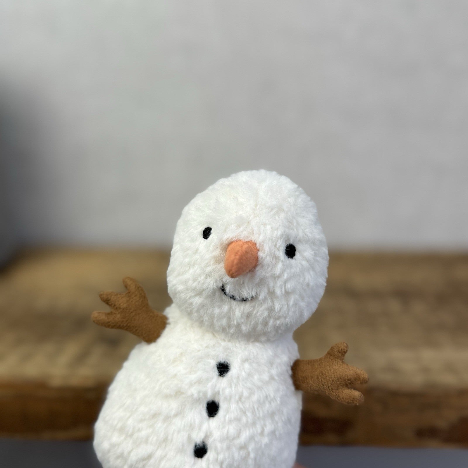 Jellycat Wee Snowman - Small Mini Snowman Beanbag Soft Toy Retired Mini 5"