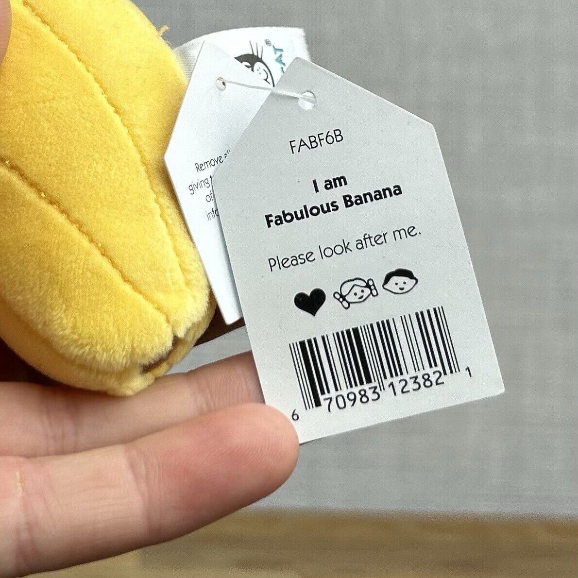 Jellycat Fabulous Fruit Banana - Banana Fruit Beanie Soft Toy Play Food - New