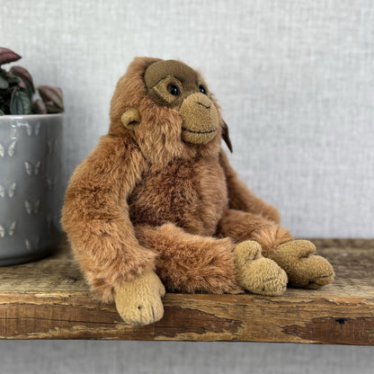 WWF Anna Club Plush - Orangutan Endangered Species Soft Toy Monkey Medium 10"