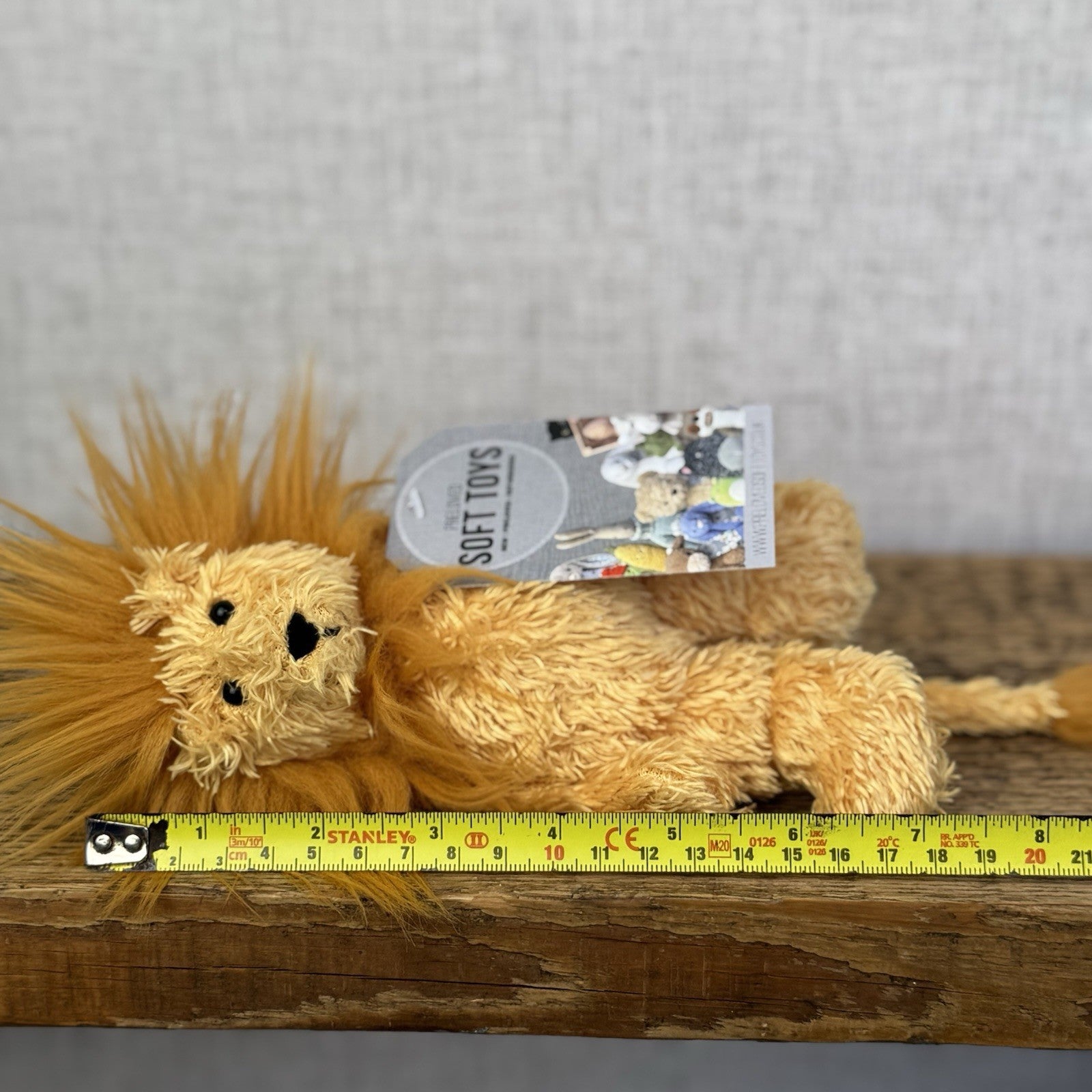Jellycat Bunglie Tot Lion - Rare Retired US Exclusive Mini Bunglie Lion 7"