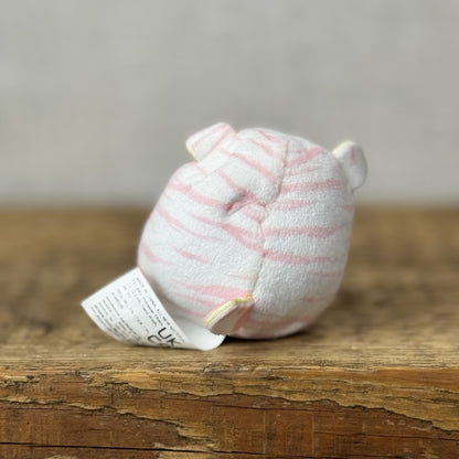 Squishmallow Squishville - Pooja The Pink & White Tiger Plush Miniature 2"