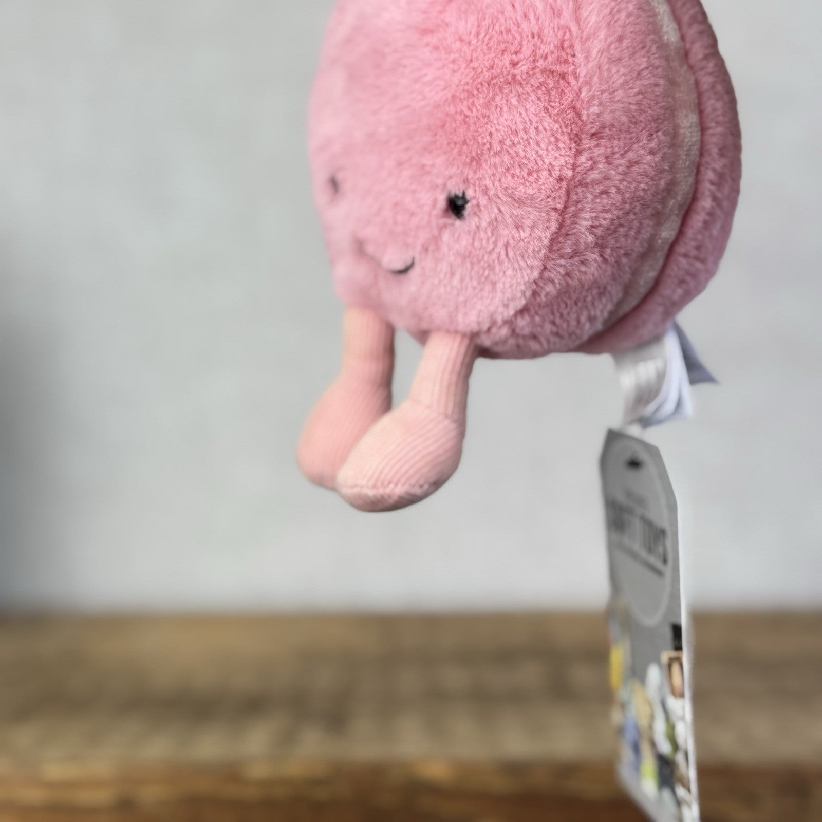 Jellycat Amuseable Raspberry Macaron - Original First Release Rare Pink 4"