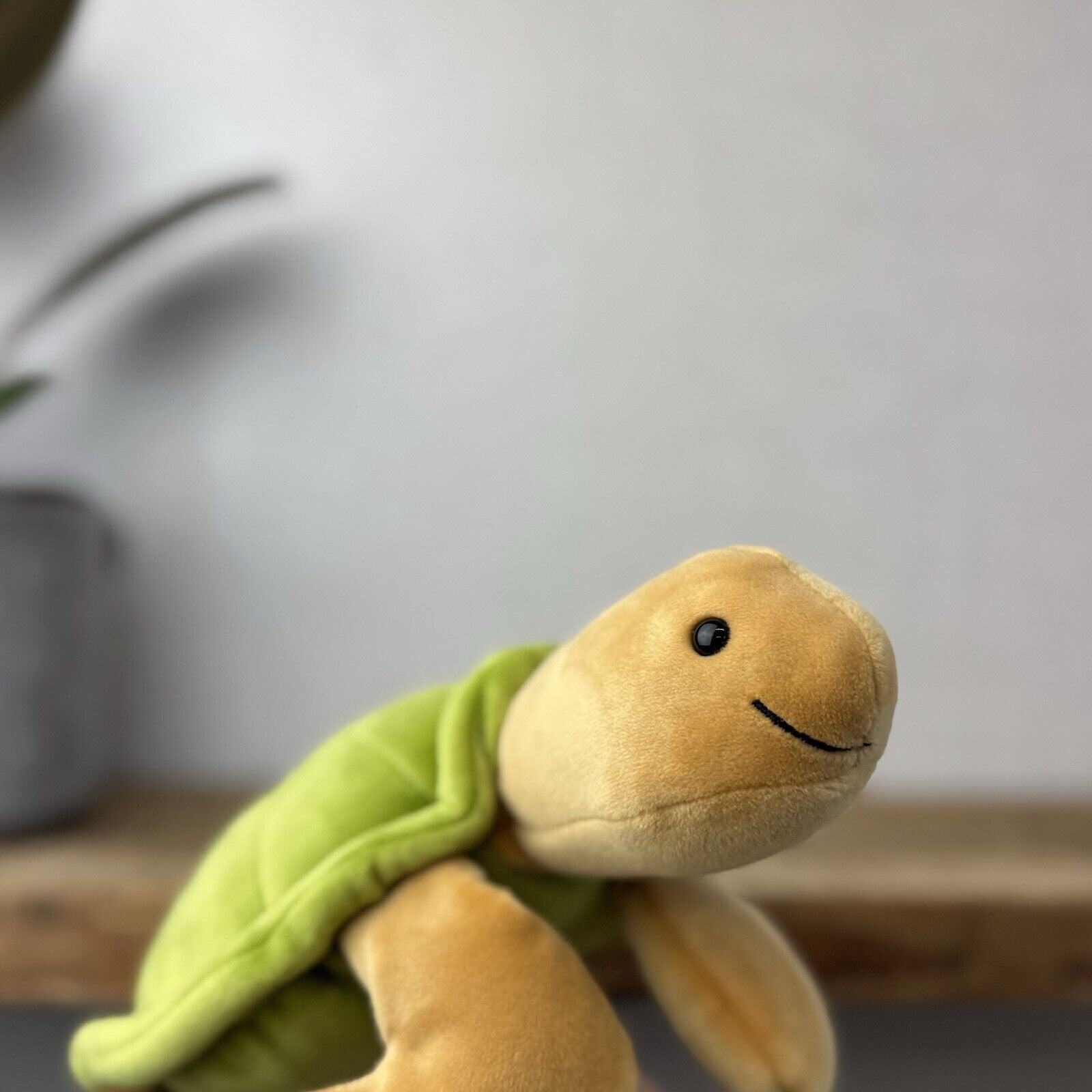 Jellycat Large CeeCee Turtle - Large Velour Turtle Beanie Plush Retired Sea 12"