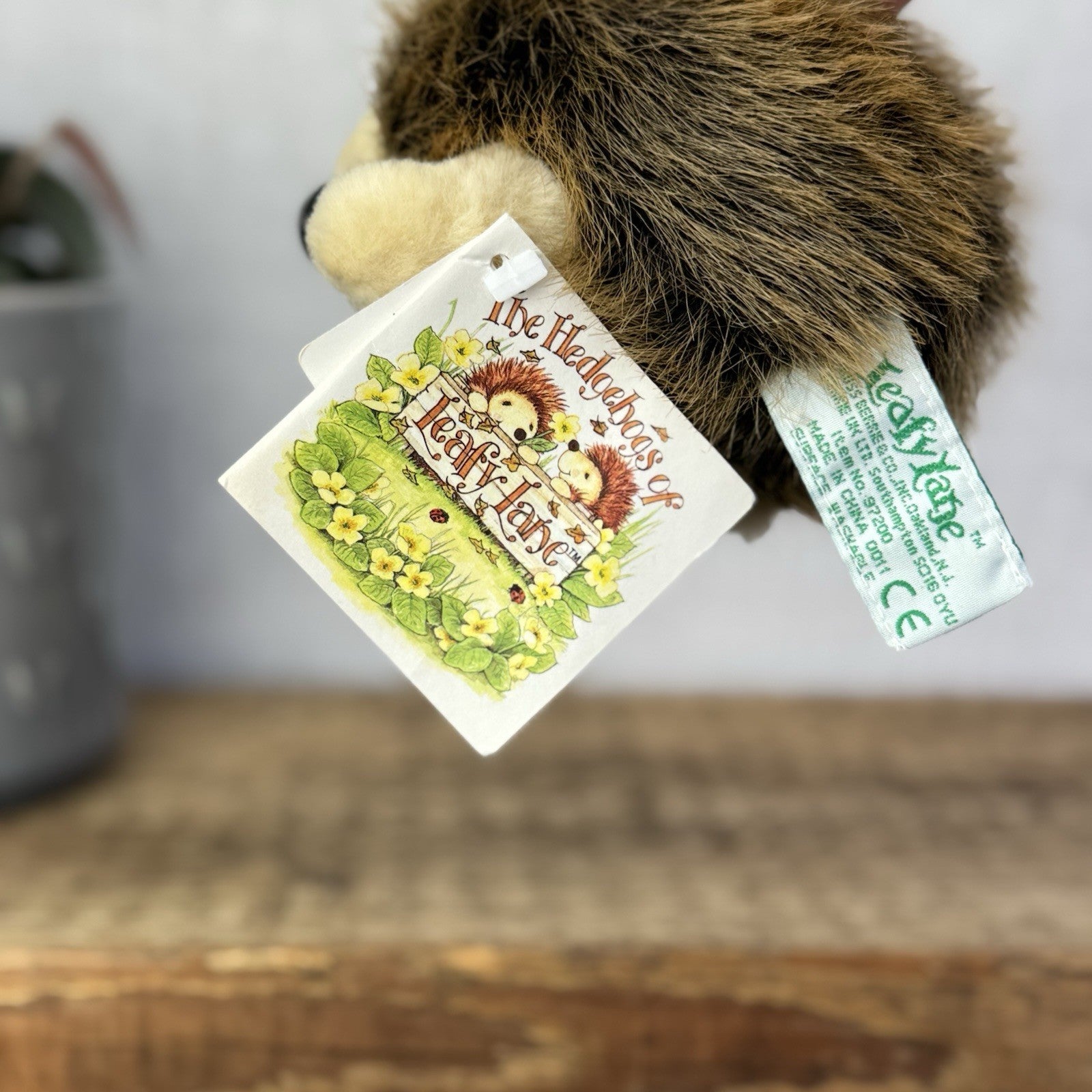 Russ Berrie - Hedghogs Of Leafy Lane - Mini Hedghog Vintage Plush With Tags New