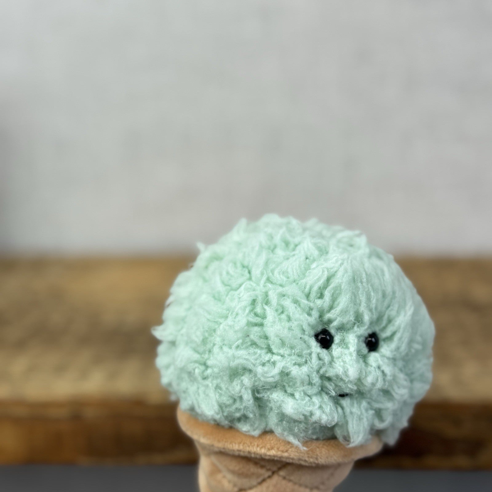 Jellycat Mint Ice Cream- Irresistible Ice Cream - Food Play Toy 7”