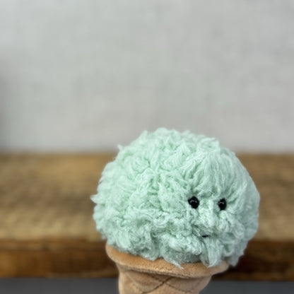 Jellycat Mint Ice Cream- Irresistible Ice Cream - Food Play Toy 7”