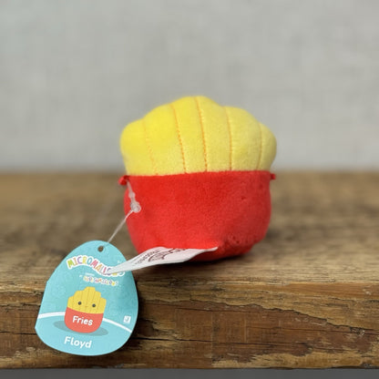 Squishmallow Micromallow With Tag - Floyd Fries Mini Food Squish New 3"