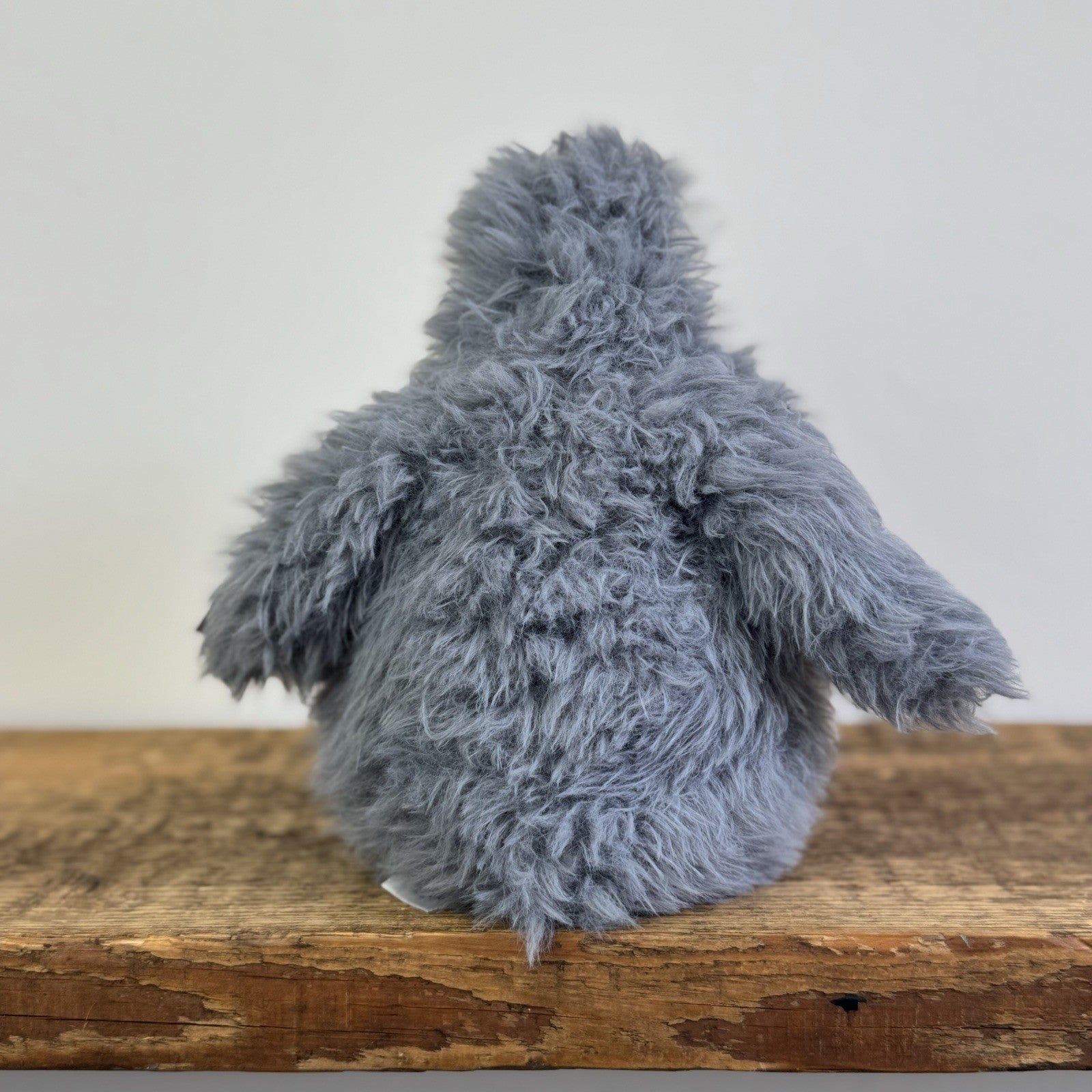 Jellycat Small Rolbie Penguin - Fluffy Grey Plump Penguin Beanie Retired 8"