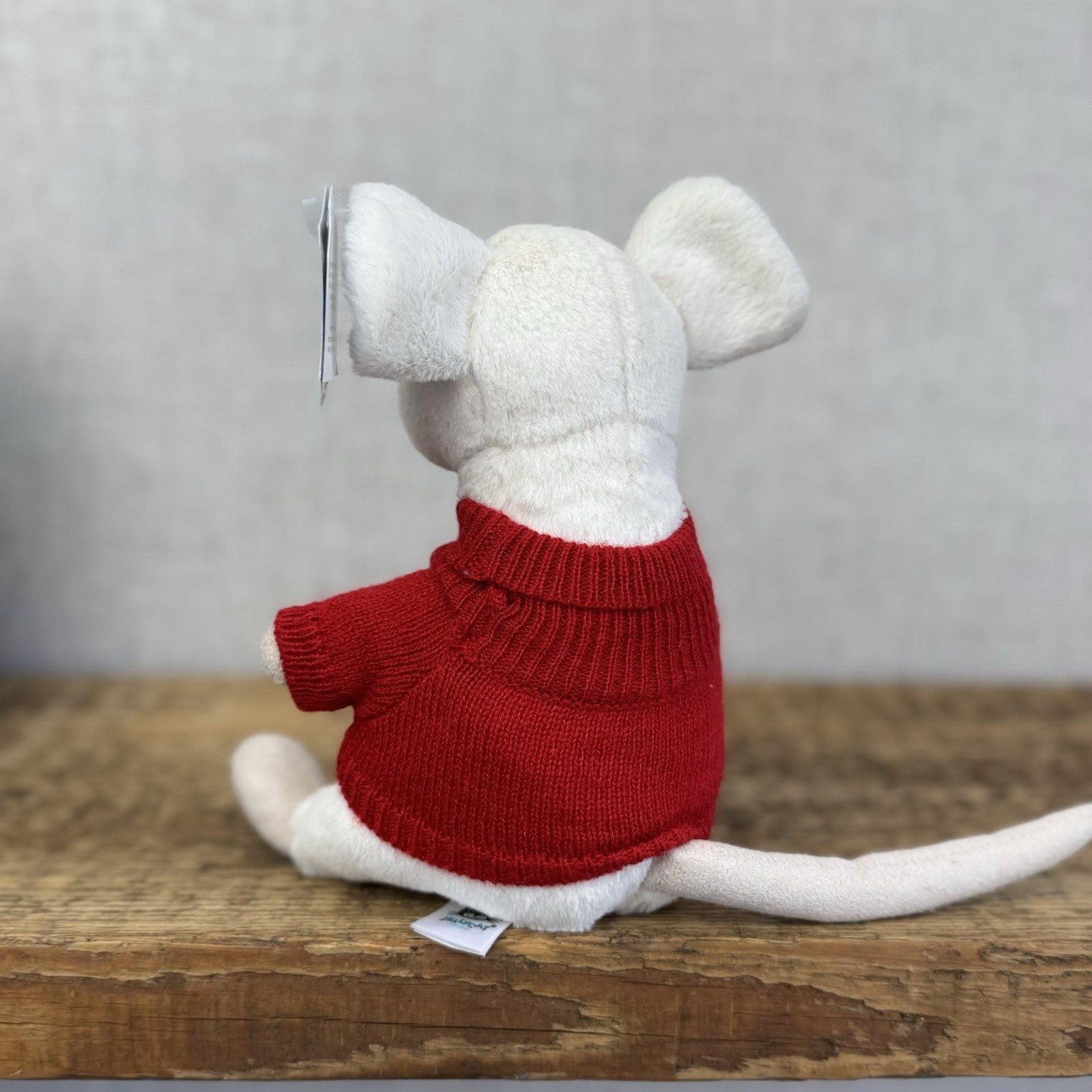 Jellycat Merry Mouse With Jumper - Christmas Soft Toy Retired New With Tags 8"