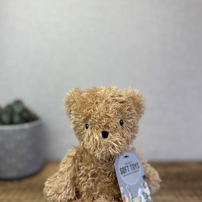 Jellycat Jellykitten Vintage Bear Chime - Raggedy Roo Golden Bear Chime NWOT